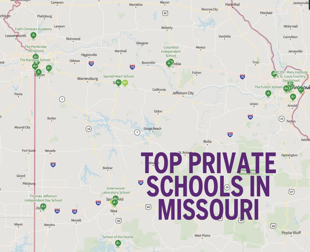 2023 RANKINGS LIST TJ AS ONE OF THE TOP PRIVATE SCHOOLS IN MISSOURI