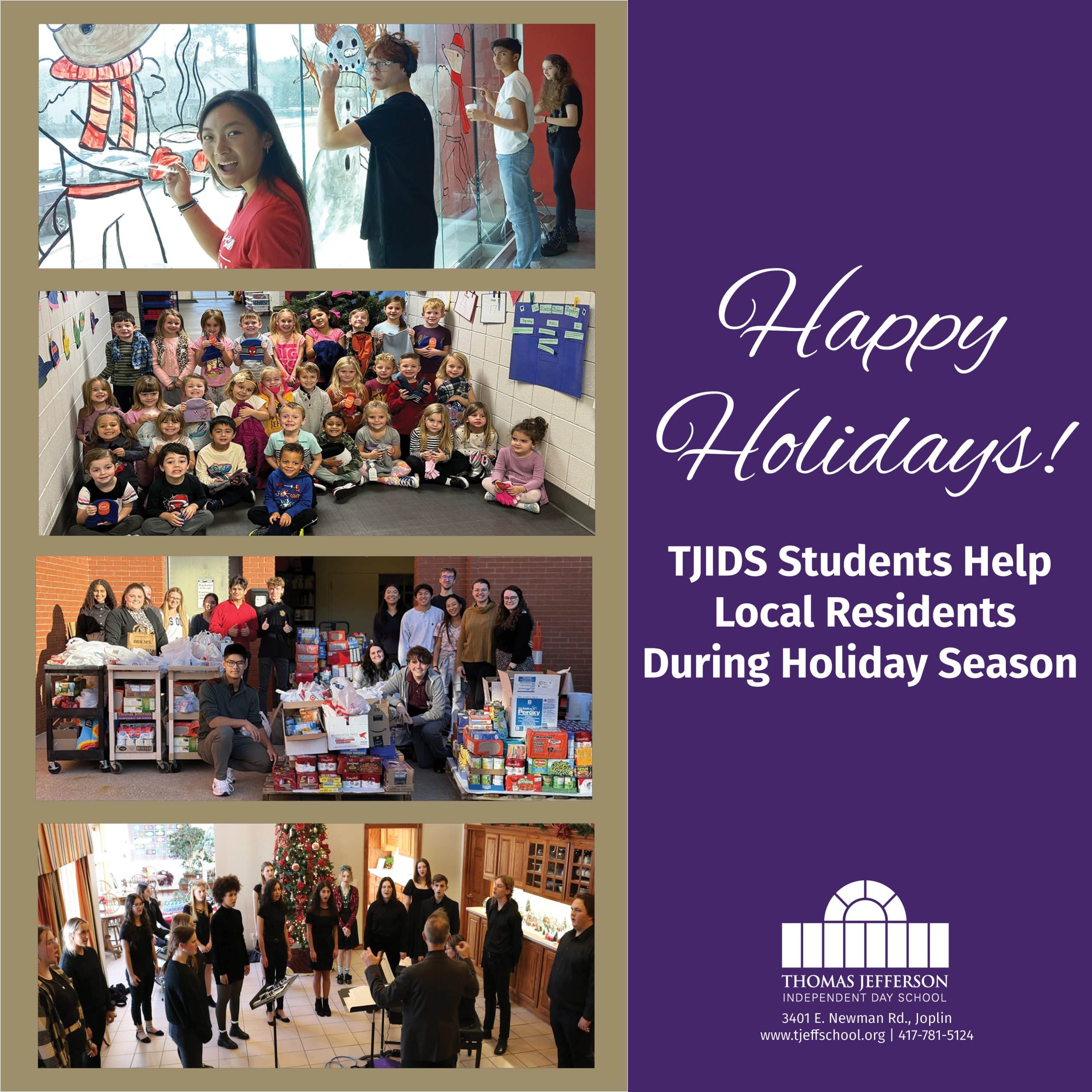 TJIDS Students Help Local Residents During Holiday Season post thumbnail image